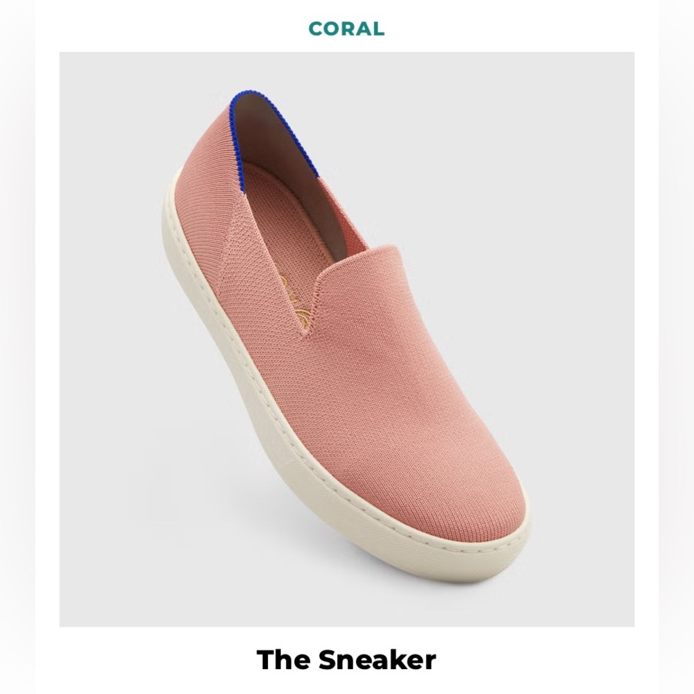 Rothy’s pink slip ons size 6.5